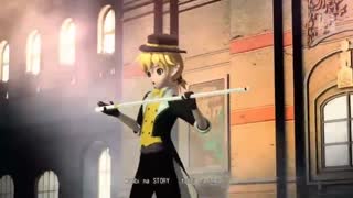 Dream Eating Monochrome Baku - 夢喰い白黒バク - (باکو سیاه و سفید رویا-خوار) - [Kagamine Len] - زیرنویس فارسی - انیمیشن Project Diva