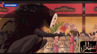 مرور خاطرات| موجود سیاه انیمیشن شهر اشباح شروع کرده به خوردن بقیه