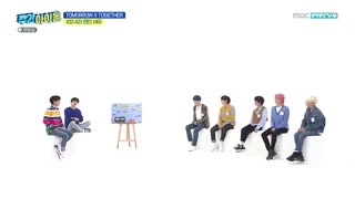 برنامه ویکلی آیدل(weekly idol) با حضورTXT+زیرنویس فارسی