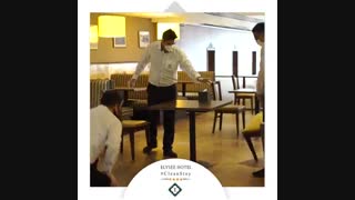 اجرای پروتکل های بهداشتی در رستوران مارلین ، هتل الیزه شیراز