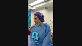 فیلم واقعی بینی استخوانی غضروفی مراجعه کننده عزیزمون