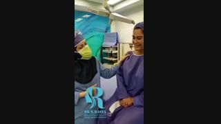 فیلم عمل ترمیم بینی بعد از ۴ سال بخاطر تغییر فورم بینی بعد از جراحی فک بالا