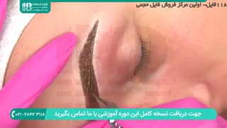 تاتو و هاشور ابرو به صورت حرفه ای ( میکروبلیدینگ )