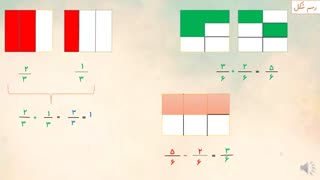 جمع و تفریق کسر چهارم