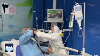 بخش کرونایی بیمارستان گلستان اهواز