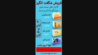 فروش ویژه کارتن های بسته بندی