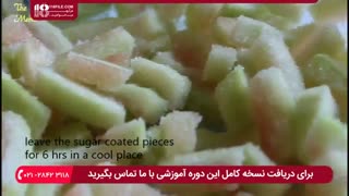 دستور پخت مربا پوست هندوانه بدون آهک