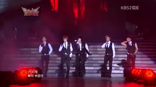 اجرای Rainism از MBLAQ (ام بلک) و IU (آیو) در Music Bank