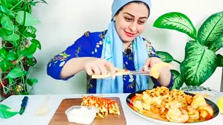 موکبانگ ایرانی_بهترین پاستا_شاه میگو