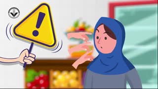 موشن گرافیک بهداشت مواد غذایی در دوران کرونا