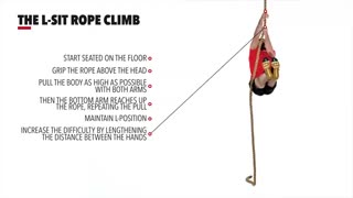حرکت ال سیت روپ کلایمب The L Sit Rope Climb