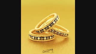 حلقه رینگ میناکاری 22عیار لوکس