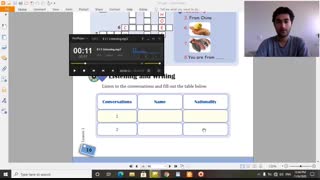 زبان انگلیسی هشتم پاسخ شنیداری درس 1