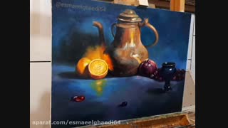 آموزش رنگ و روغن