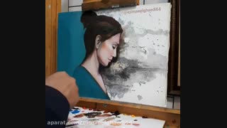 رنگ پوست با رنگ و روغن