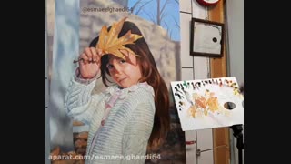 کار کردن پوست با رنگ و روغن