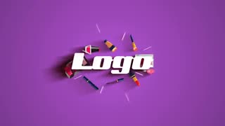 پروژه افترافکت لوگو تبلیغاتی لوازم آرایشی