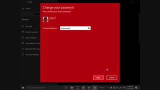 تنظیمات حساب کاربری کامپیوتر