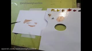 رنگ و روغن روی مقوا