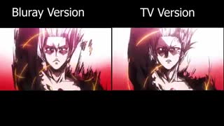 مقایسه مبارزه کارنا Karna و زیگفرید Siegfried از انیمه Fate/Apocrypha در نسخه بلوری Blu-ray و تلویزیون TV