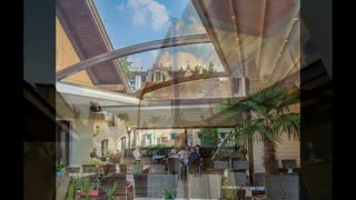 - پوشش بازشو تالار عروسی-سقف تمام برقی کافی شاپ-سایبان کنترلی روفگاردن-سقف تاشو رستوران