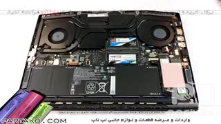 بازکردن باتری لپ تاپ HP Omen X 2S 15 به همراه آموزش تصویری