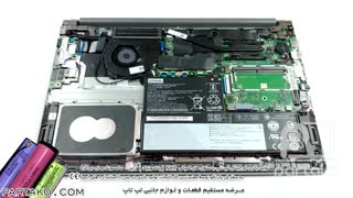 بازکردن باتری لپ تاپ Lenovo ThinkBook 15 به همراه آموزش تصویری