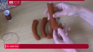 آموزش عروسک میمون با نمد برای کودکان