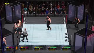 گیم پلی بازی 2k20 ( مدل ELIMINATION CHAMBER ) آندرکیر VS فین بالور VS رومن رینز VS براک لزنر VS جان سینا VS بران استرومن