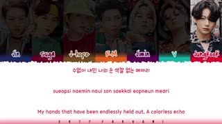 لیریک آهنگ blue and grey از بی تی اس