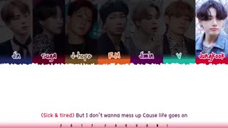 لیریک آهنگ dis_ease از بی تی اس