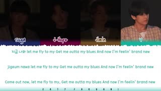 لیریک آهنگ fly to my room از بی تی اس