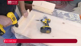 آموزش ساخت حوضچه مستطیلی چوبی همراه با نصب فیلتر