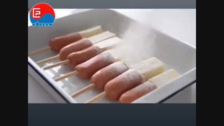 آموزش درست کردن غذای کره ای (هات داگ کره ای)