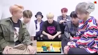 ریکشن btsبه اهنگ خودشونdna