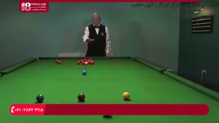 آموزش گوست بال تکنیک نشانه گیری در بازی بیلیارد / زبان فارسی
