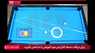 آموزش ضربه زدن به توپ در شرایط  Frozenball بیلیارد ( زبان فارسی )