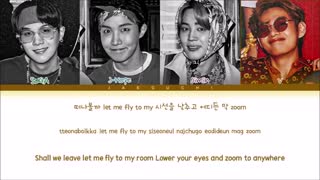 ویدیو لیریک آهنگ Fly To My Room از BTS