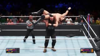 گیم پلی بازی 2k20 کشتی کج : the mis VS braun strowman