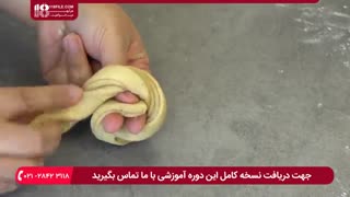 مراحل پخت شیرینی دانمارکی خشمزه مدل رول شده