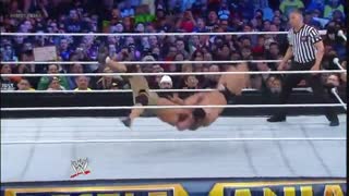 مسابقه ی کشتی کج جان سینا و د راک سرکمربند  wrestlemania29 )WWE Champion)