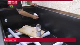 آموزش ساخت آبنما کلاسیک برای حیاط منزل همراه با نورپردازی