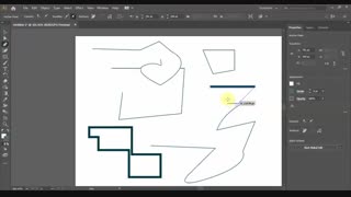 آموزش illustrator بخش pen و تغییر مسیر با direct selection