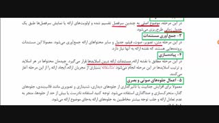 مراحل تولید ارائه( تدریس کتاب: ص 131 تا 132) (نصب و راه اندازی پایه دهم شبکه و نرم افزار)