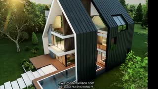 طراحی ویلا مدرن دوبلکس در طالقان