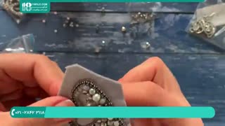 آموزش دوخت سنجاق سینه طرح موش زیبا و شیک