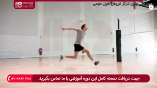 آموزش لحظه دریافت توپ در ورزش والیبال