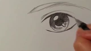 آموزش نقاشی انیمه (چشم ها قسمت  دوم)