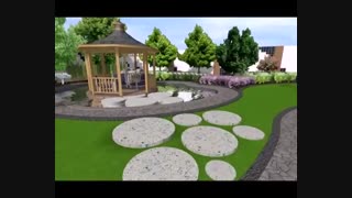 محوطه سازی ویلا مدرن با بهترین کیفیت و مصالح -گروه معماری آرسس