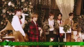 اجرای آهنگ 'Santa Claus Is Comin' To Town' توسط BTS در The Disney Holiday Singalong